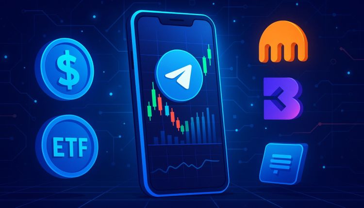 代币化的美国股票和 ETF 将通过 Kraken 和 BackedFi 登录Telegram钱包进行交易