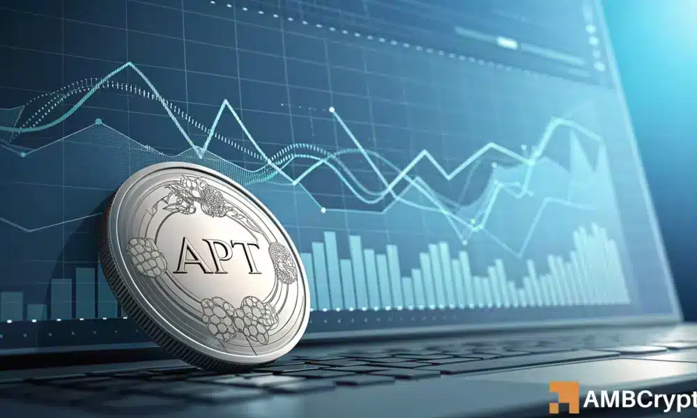 Aptos receives  million in funding, APT stock aims to rebound to 